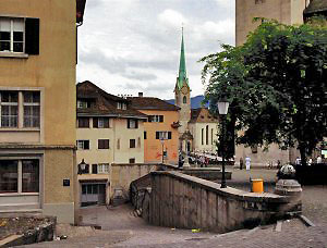 Old part of Zurich