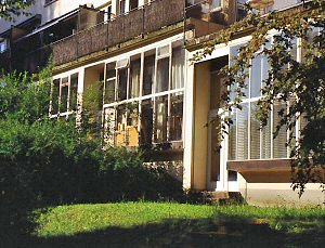 Neubuehl, Back yard of the studio Ostbuehlstr. 17