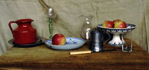 Props for his still lifes
