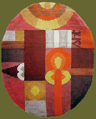 Sophie Täuber-Arp, Ovale Komposition mit abstrakten Motiven (1922)