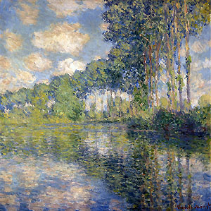 Claude Monet, Pappeln an der Epte (1891), Schottische Nationalgalerie, Edinburgh