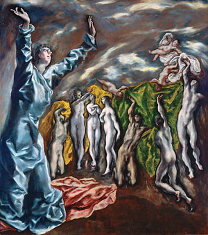 El Greco, La Vision de Saint Jean (1608-1614), Metropolitain Museum, New York