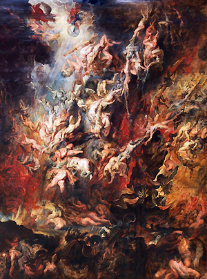 Peter Paul Rubens, La chute des damnés (1620), Alte Pinakothek Munich