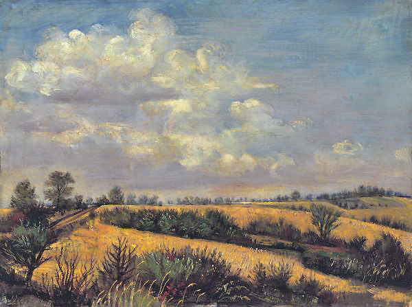 French landscape, near Bourges