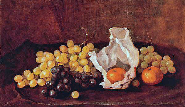 Grapes and tangerines