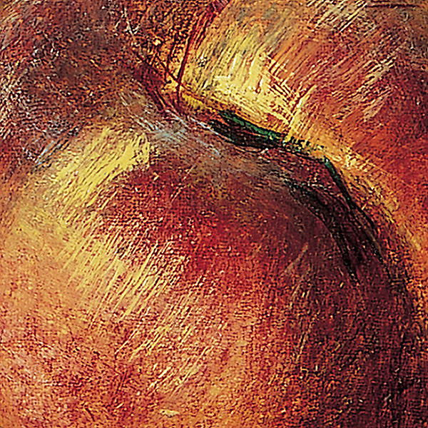 Peach on the right side (detail)