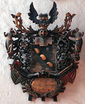 Wappenepitaph des Gerhart Johann v.Vietinghoff, Tallinn, Dom