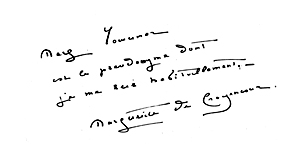 Marguerite Yourcenar, Pseudonym