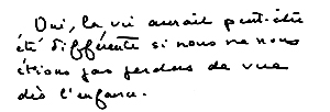 Marguerite Yourcenar - Oui, la vie... (Brief vom 24.7.1983)