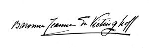 Jeanne de Vietinghoff, Unterschrift