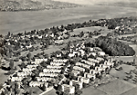 Neubühl, Luftaufnahme seeaufwärts (1932)