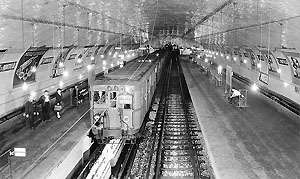 Paris, Métro Porte de Montreuil (damals)