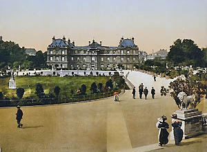 Paris, Jardin du Luxembourg (damals)