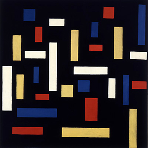 Theo van Doesburg, Composition VII, Die drei Grazien (1917), 