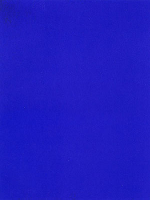 Yves Klein, Blau (1962)