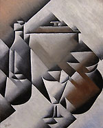 Juan Gris: Topf, Flasche, Glas (1911), Museum of Modern Art, New York