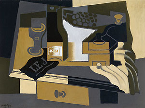 Juan Gris, Kaffeemühle (1920), Museo Reina Sofía, Madrid