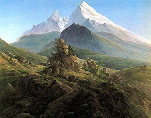 Caspar David Friedrich, Der Watzmann (1825), Alte Nationalgalerie Berlin