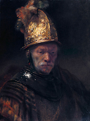 Unbekannter Maler, Der Mann mit dem Goldhelm (1650-1655), Gemäldegalerie Berlin