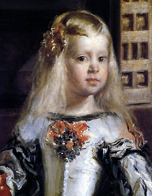 Diego Velázquez, Margareta Theresa, Detail aus Las Meninas (1656), Prado Madrid