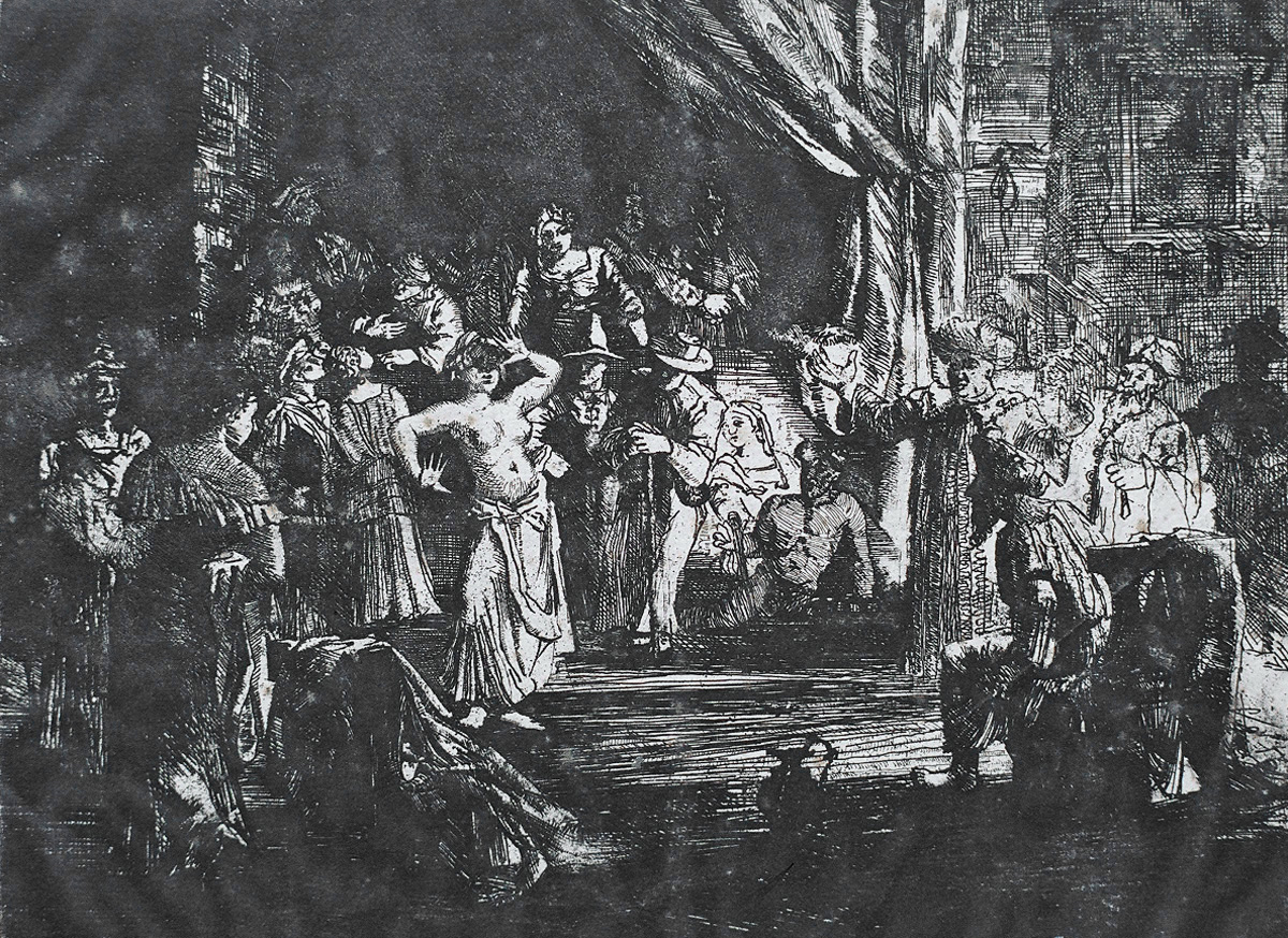 Tanz der Salome - Radierung