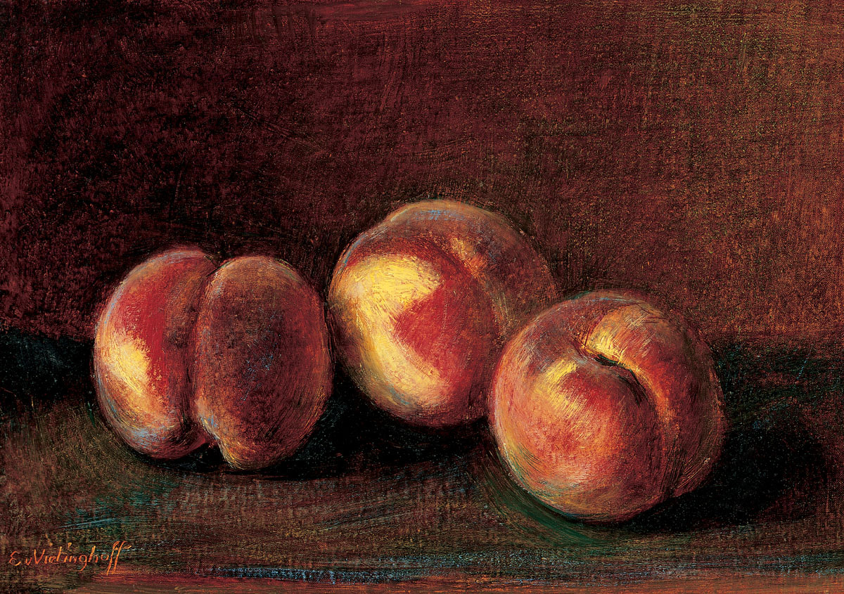 Three peaches